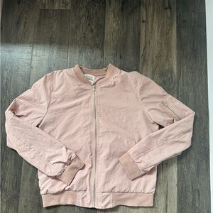 Ashley By 26 International Blush Pink Bomber Jacket